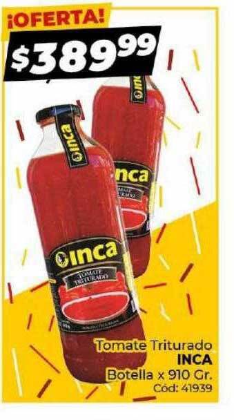 Diarco Tomate triturado inca botella oferta