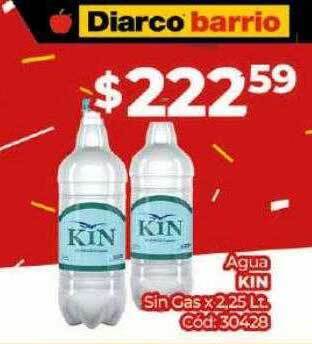 Diarco Agua kin sin gas oferta