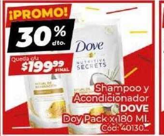 Diarco Shampoo y acondicionador dove doy pack oferta