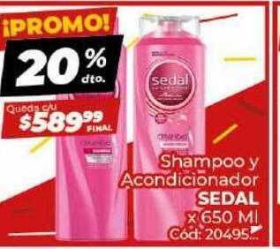 Diarco Shampoo y acondicionador sedal oferta