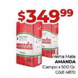 Diarco Yerba mate amanda campo oferta