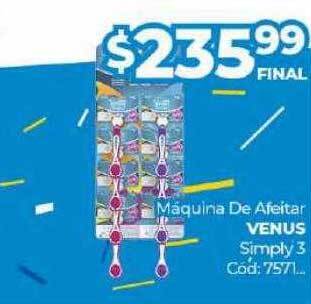 Diarco Máquina de afeitar venus simply 3 oferta
