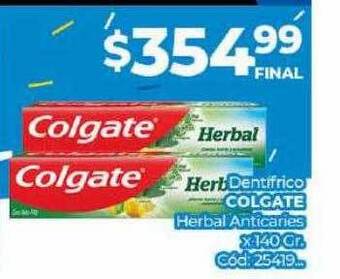 Diarco Dentifrico colgate herbal anticaries oferta