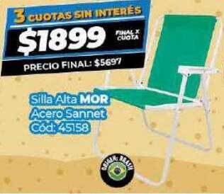 Diarco Silla alta mor acero sannet oferta