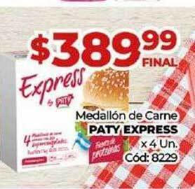 Diarco Medallón de carne paty express oferta