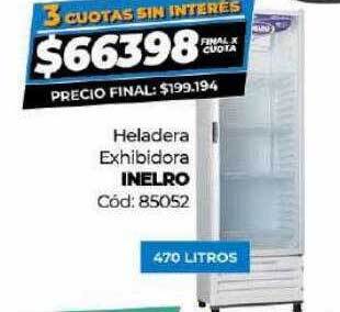 Diarco Heladera exhibidora inelro oferta