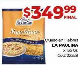 Diarco Queso en hebras la paulina oferta