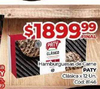 Diarco Hamburguesas de carne paty clásica oferta