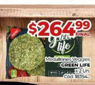 Diarco Medallónes veggies green life oferta