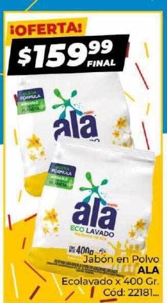 Diarco Jabón en polvo ala ecolavado oferta