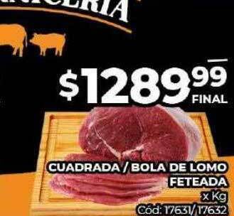 Diarco Cuadrada bola de lomo feteada oferta