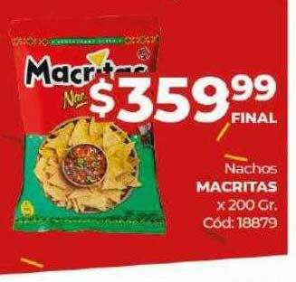 Diarco Nachos macritas oferta