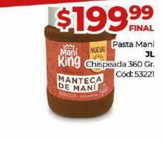 Diarco Pasta mani jl chispeada oferta