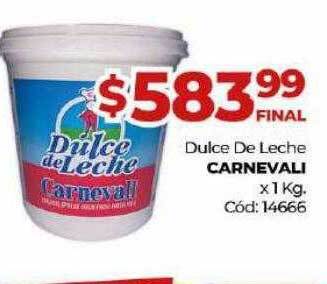 Diarco Dulce de leche carnevali oferta
