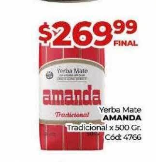 Diarco Yerba mate amanda tradicional oferta