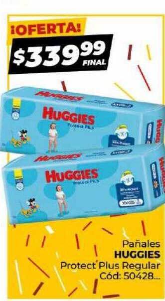 Diarco Pañales huggies protect plus regular oferta