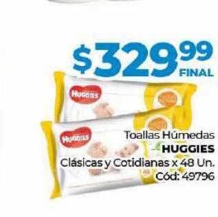 Diarco Toallas húmedas huggies clásicas y cotidianas oferta