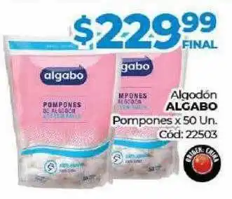 Diarco Algodón algabo pompones oferta