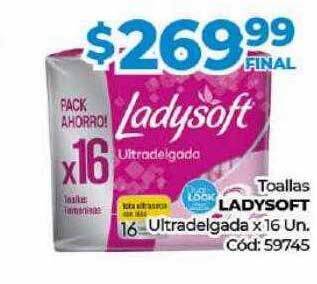 Diarco Toallas ladysoft ultradelgada oferta