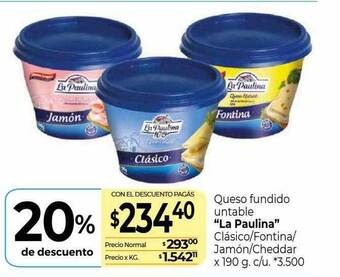 La Anonima Queso fundido untable oferta