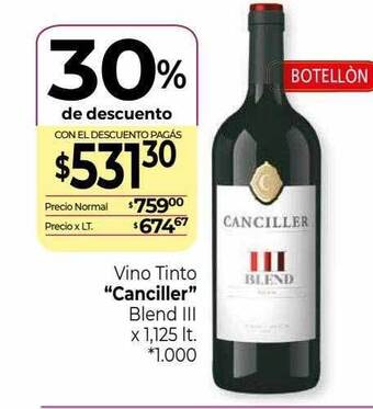 La Anonima Vino tinto oferta