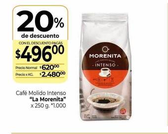 La Anonima Café molido intenso oferta