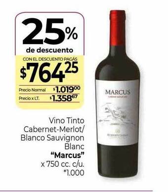 La Anonima Vino tinto cabernet-merlot blanco sauvignon blanc oferta