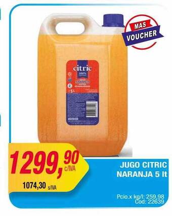 Maxiconsumo Jugo citric naranja oferta