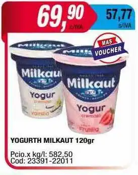 Maxiconsumo Yogurth milkaut oferta