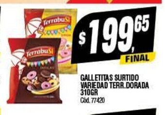Supermercados Yaguar Galletitas Surtido Variedad Terr. Dorada 310gr oferta