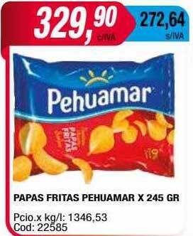 Maxiconsumo Papas fritas pehuamar oferta