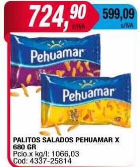 Maxiconsumo Palitos salados pehuamar oferta
