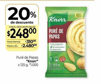 La Anonima Puré de papas oferta