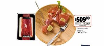 La Anonima Jamón crudo feteado oferta