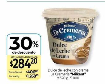 La Anonima Dulce de leche con crema la cremería oferta