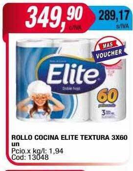 Maxiconsumo Rollo cocina elite textura oferta