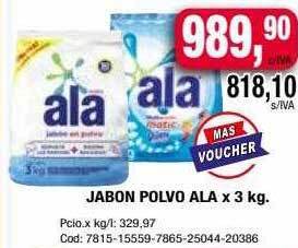 Maxiconsumo Jabon polvo ala oferta