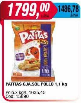 Maxiconsumo Patitas gja. sol pollo oferta