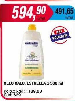 Maxiconsumo Oleo calc. estrella oferta