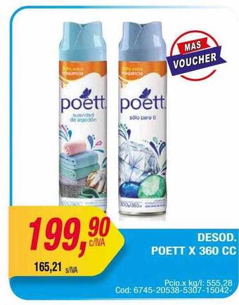 Maxiconsumo Desod. poett oferta