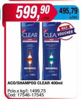 Maxiconsumo Aco shampoo clear oferta