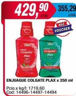 Maxiconsumo Enjuague colgate plax oferta