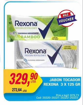 Maxiconsumo Jabon tocador rexona oferta