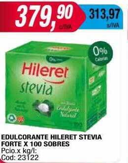 Maxiconsumo Edulcorante hileret stevia forte oferta