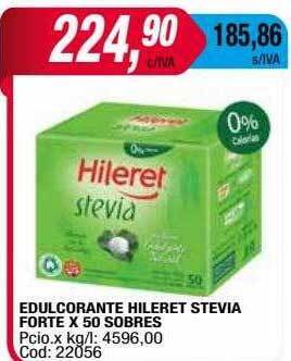 Maxiconsumo Edulcorante hileret stevia forte oferta