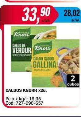 Maxiconsumo Caldos knorr oferta