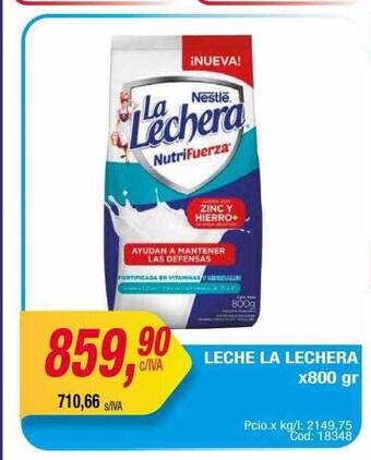 Maxiconsumo Leche la lechera oferta