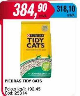 Maxiconsumo Piedras tidy cats oferta