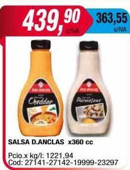 Maxiconsumo Salsa d. anclas oferta
