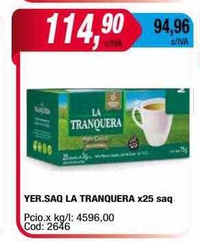 Maxiconsumo Yer. saq la tranquera oferta